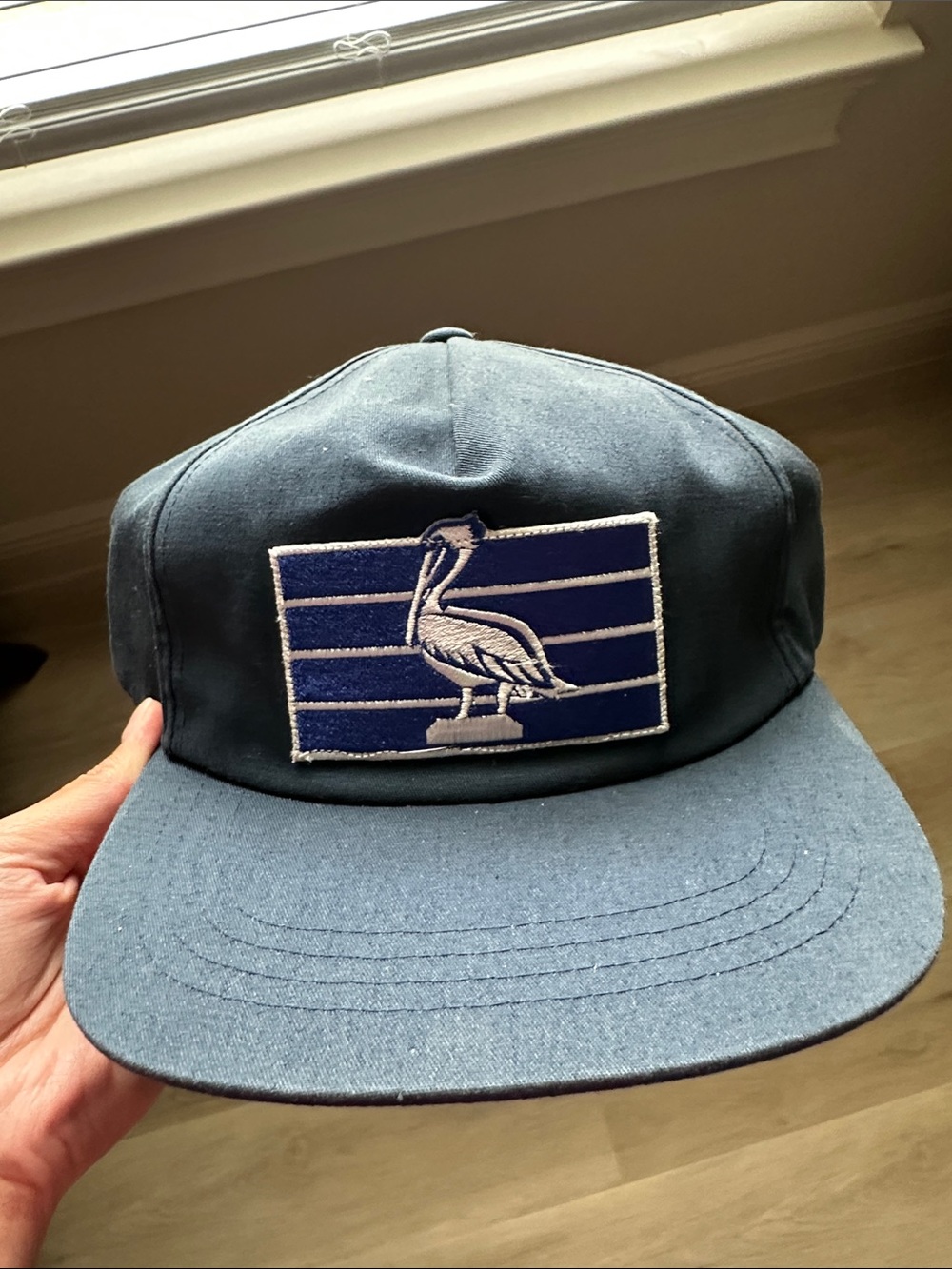 Navy Pelican Patch Baseball Cap